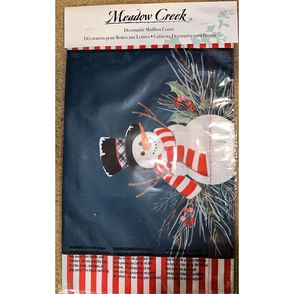 Snowman Christmas Decorative Mailbox Cover NWT - Picture 2 of 3